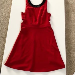 Xoxo red cut out dress